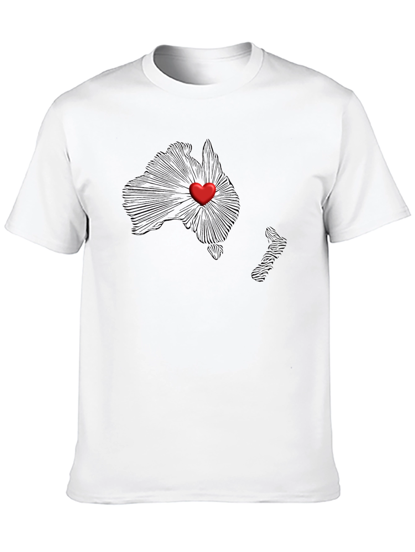Australia Love Heart T-Shirt