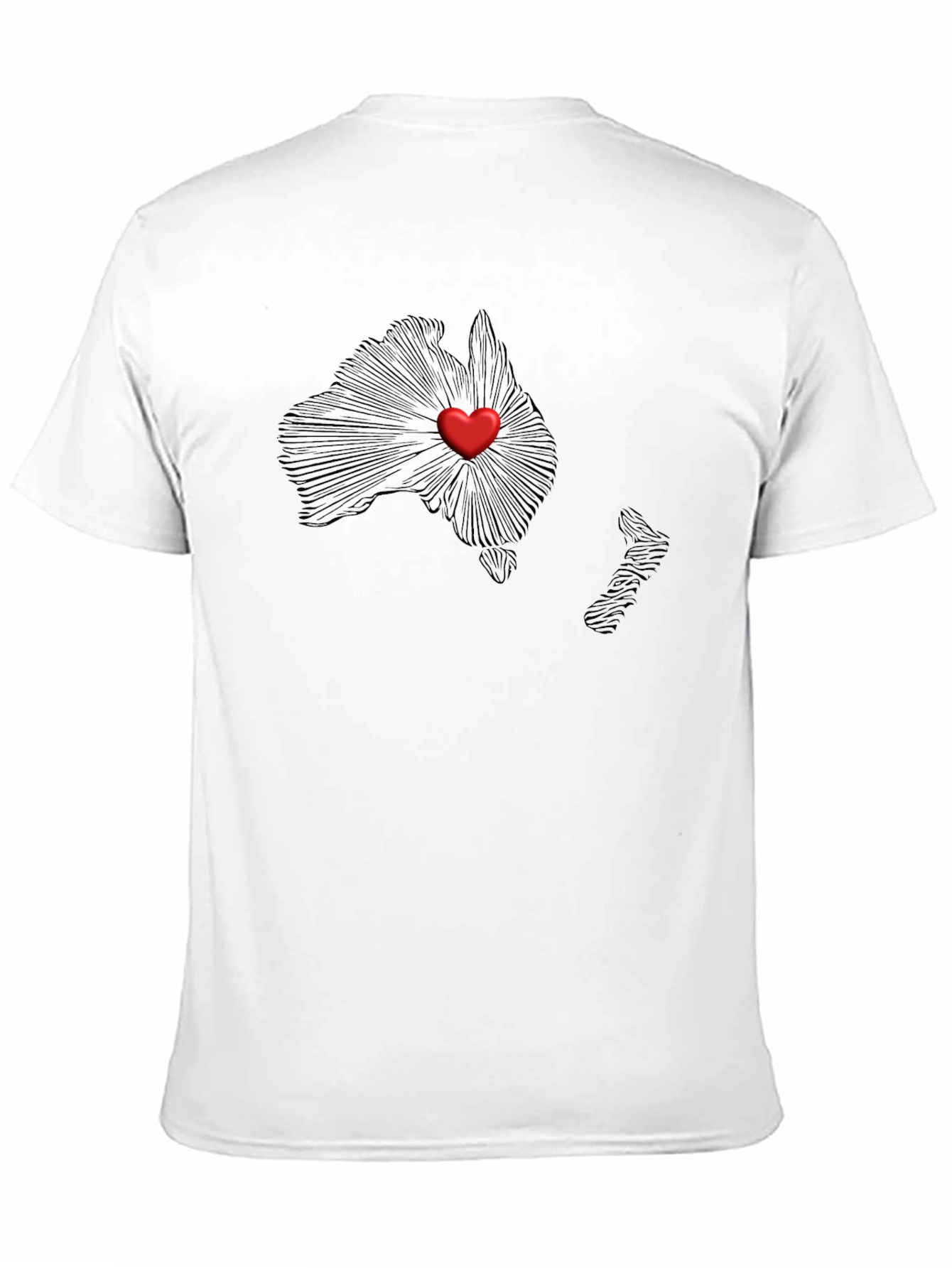 Australia Love Heart T-Shirt