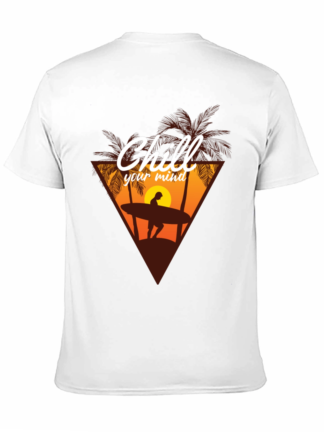 Chill Your Mind T-Shirt - Surfer Graphic Tee