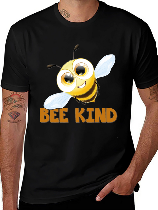 Bee Kind Graphic T-Shirt - Black Cotton