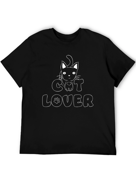 Cat Lover Graphic T-Shirt - Cute Pet Owner Tee