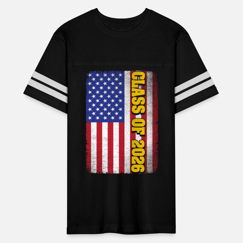Graduation Class Of 2026 Senior Usa American Flag