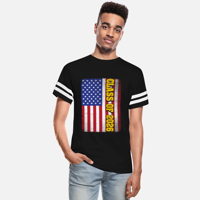 Graduation Class Of 2026 Senior Usa American Flag