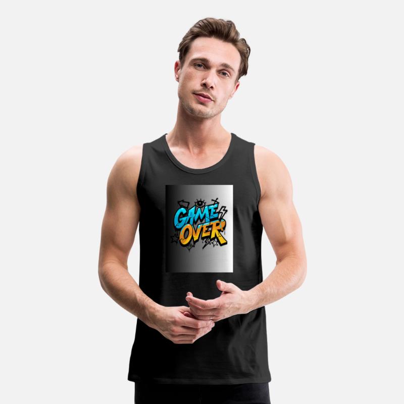 Graffiti Style Game Over Illustration