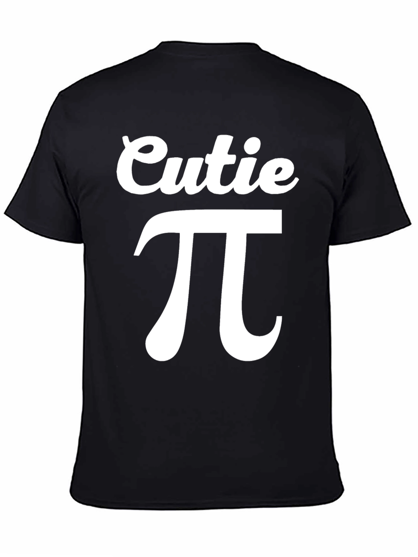 Cutie Pi Graphic T-Shirt - Black Cotton Tee