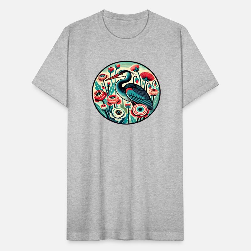 Great Blue Heron by the Lake Design