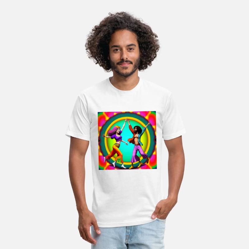 Groovy Hippies Dancing