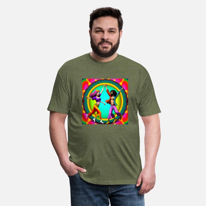 Groovy Hippies Dancing