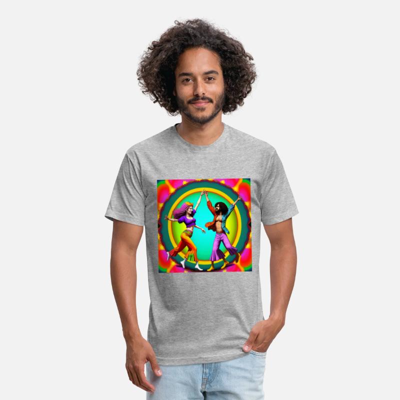 Groovy Hippies Dancing