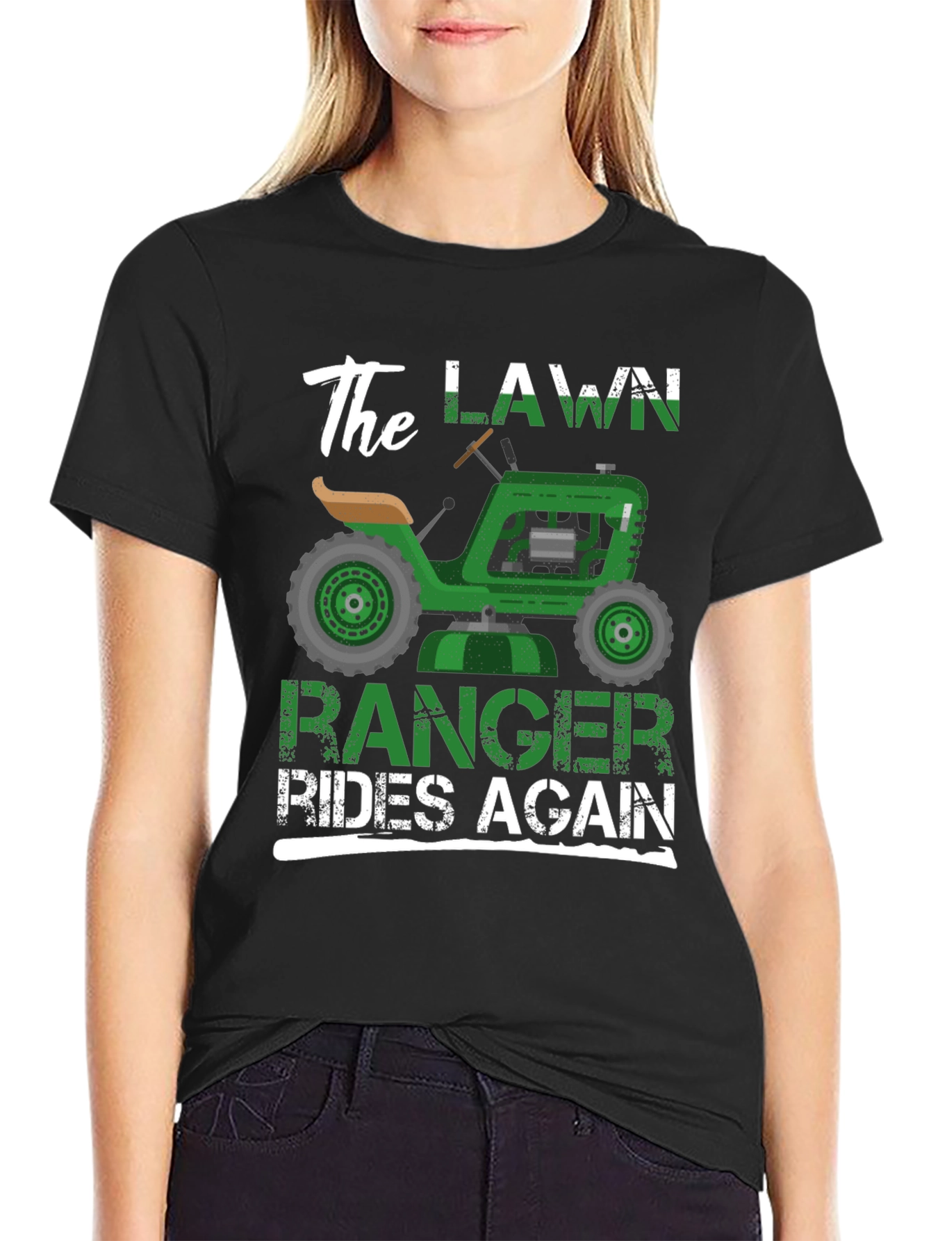 The Lawn Ranger Rides Again - Funny T-Shirt