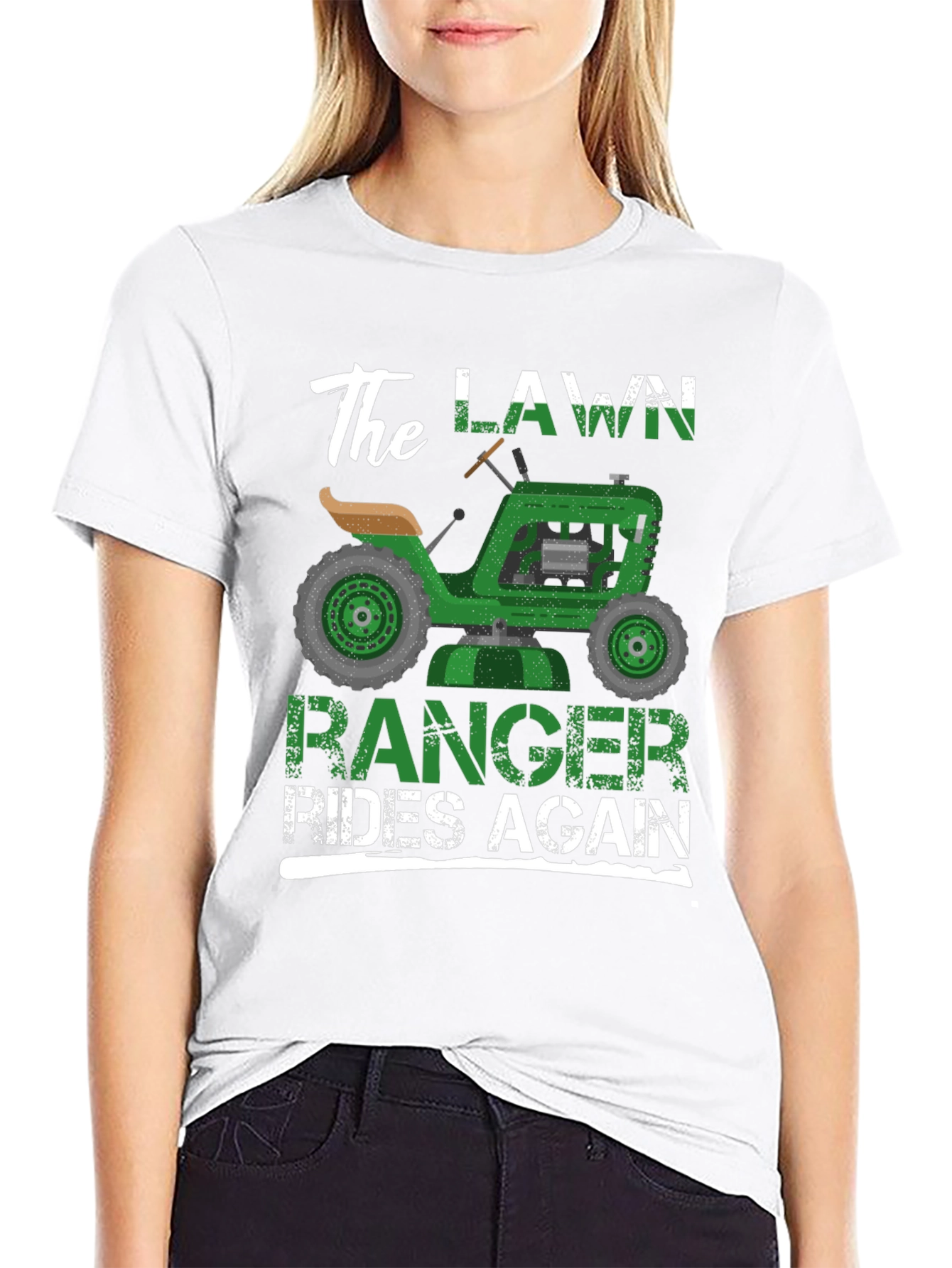The Lawn Ranger Rides Again - Funny T-Shirt