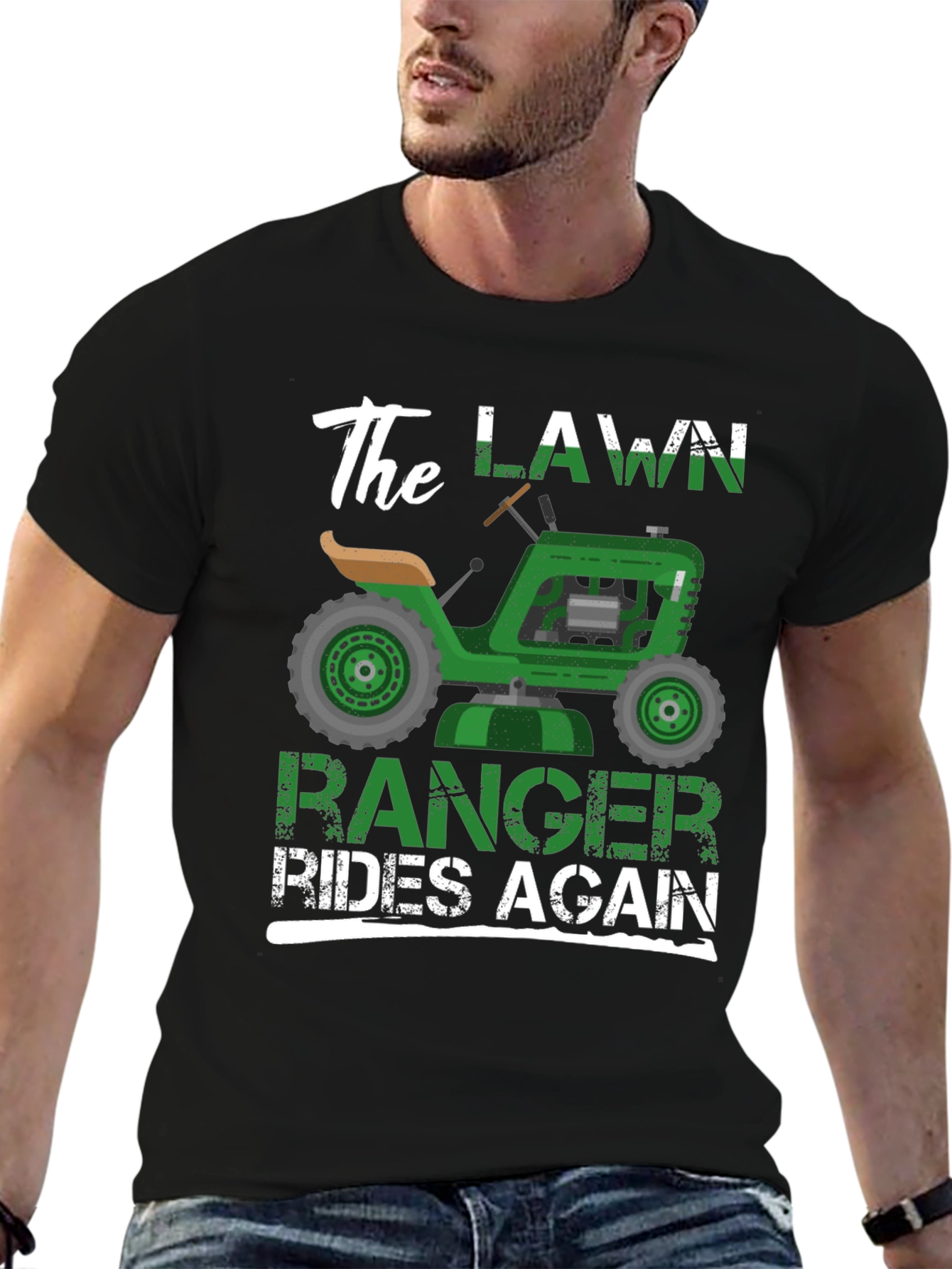 The Lawn Ranger Rides Again - Funny T-Shirt