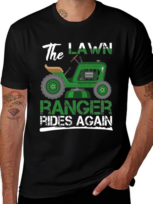 The Lawn Ranger Rides Again - Funny T-Shirt