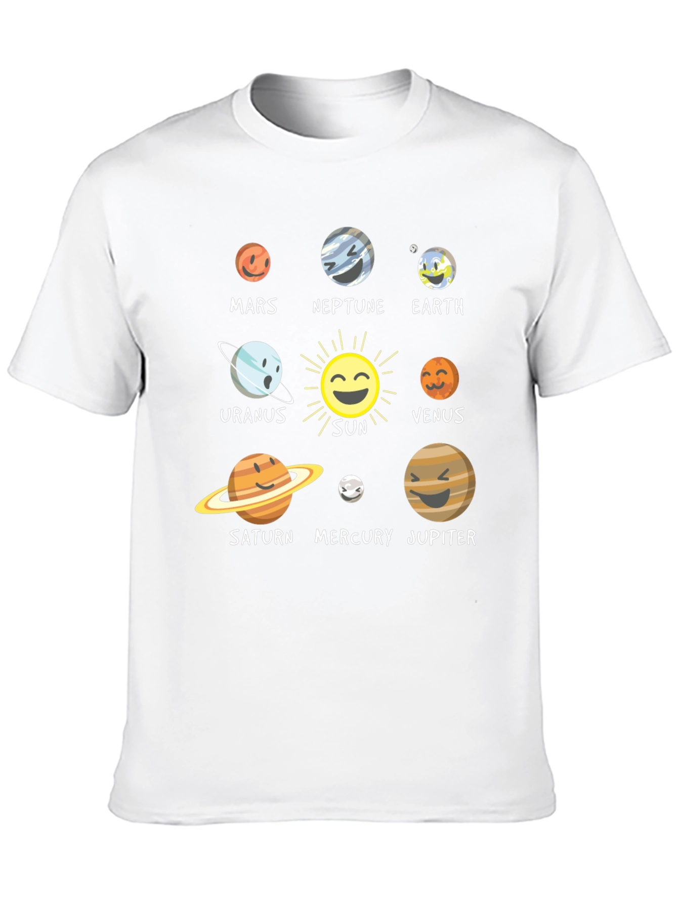 Solar System Planet Graphic T-Shirt