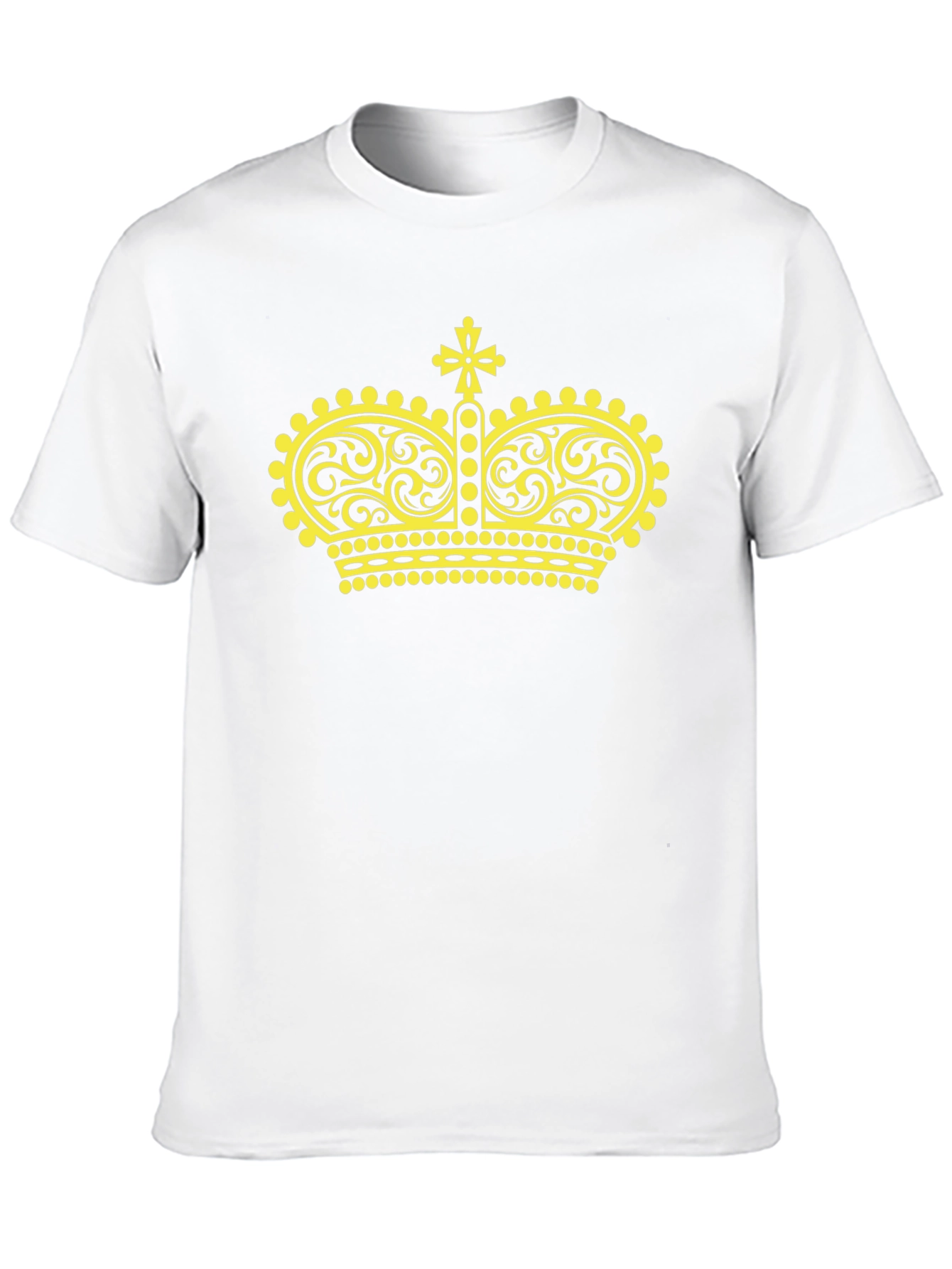 Gold Crown Graphic T-Shirt | Royal Design