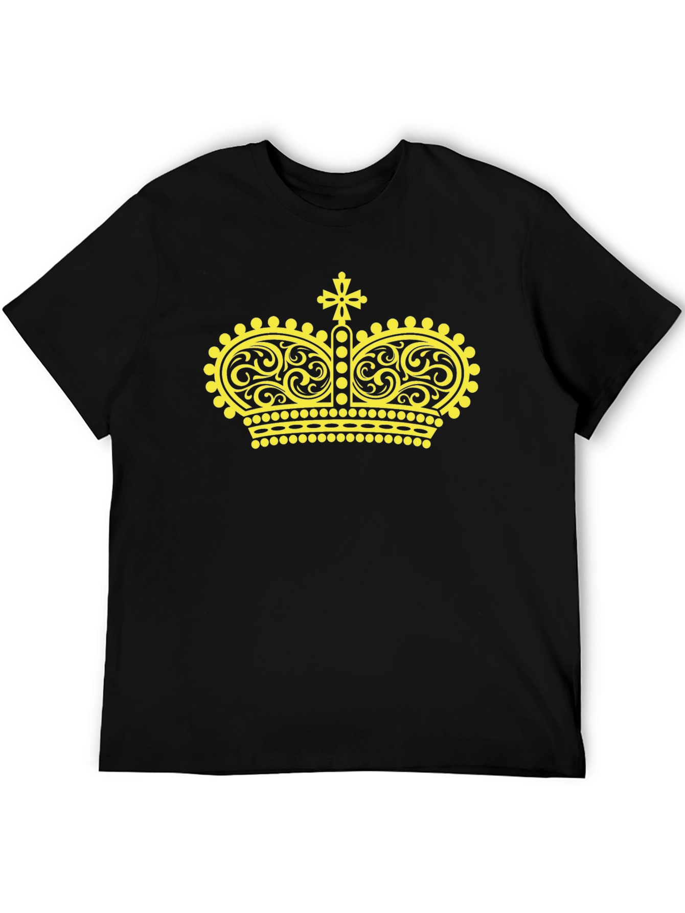 Gold Crown Graphic T-Shirt | Royal Design