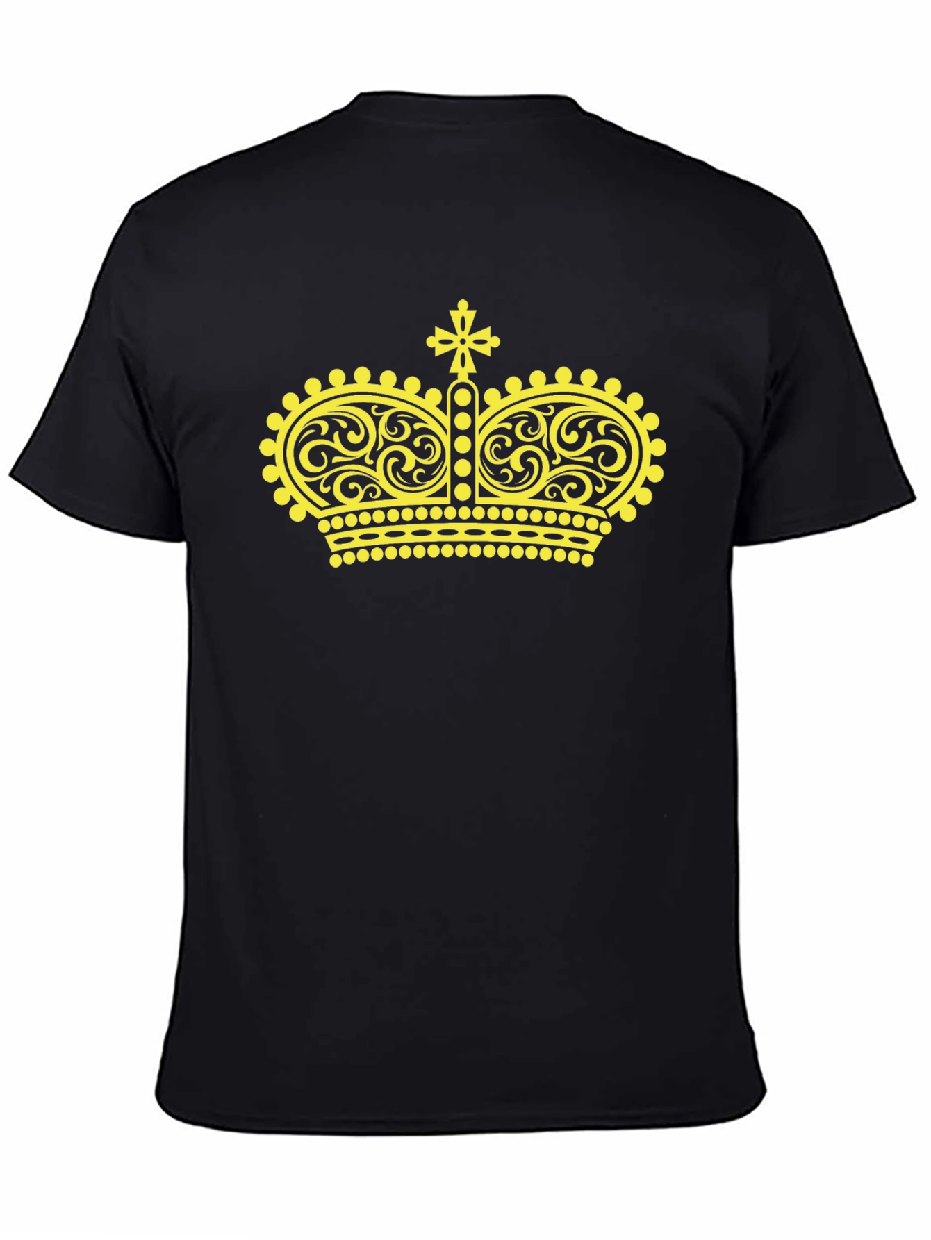 Gold Crown Graphic T-Shirt | Royal Design