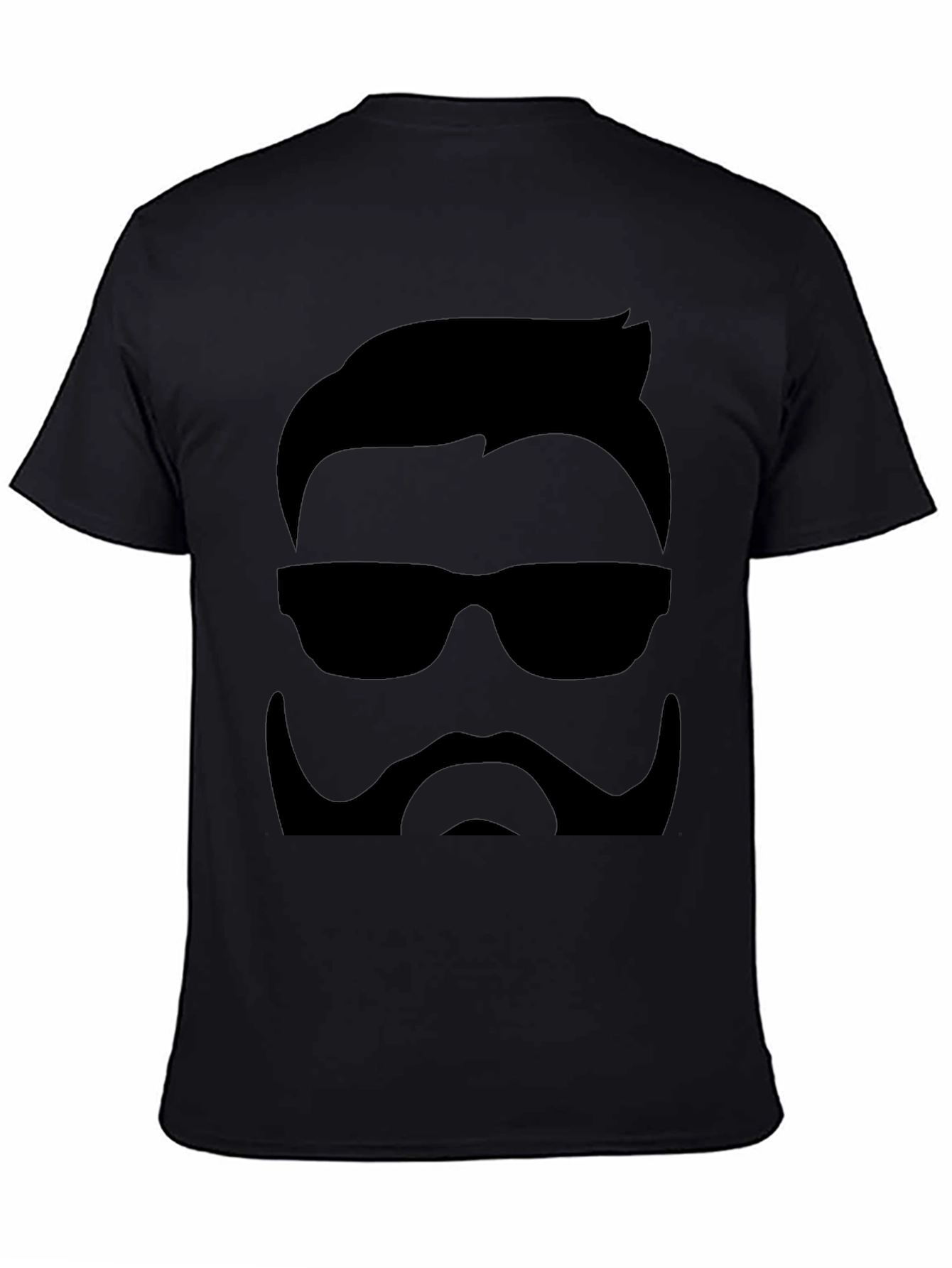 Cool Hipster Graphic Black T-Shirt