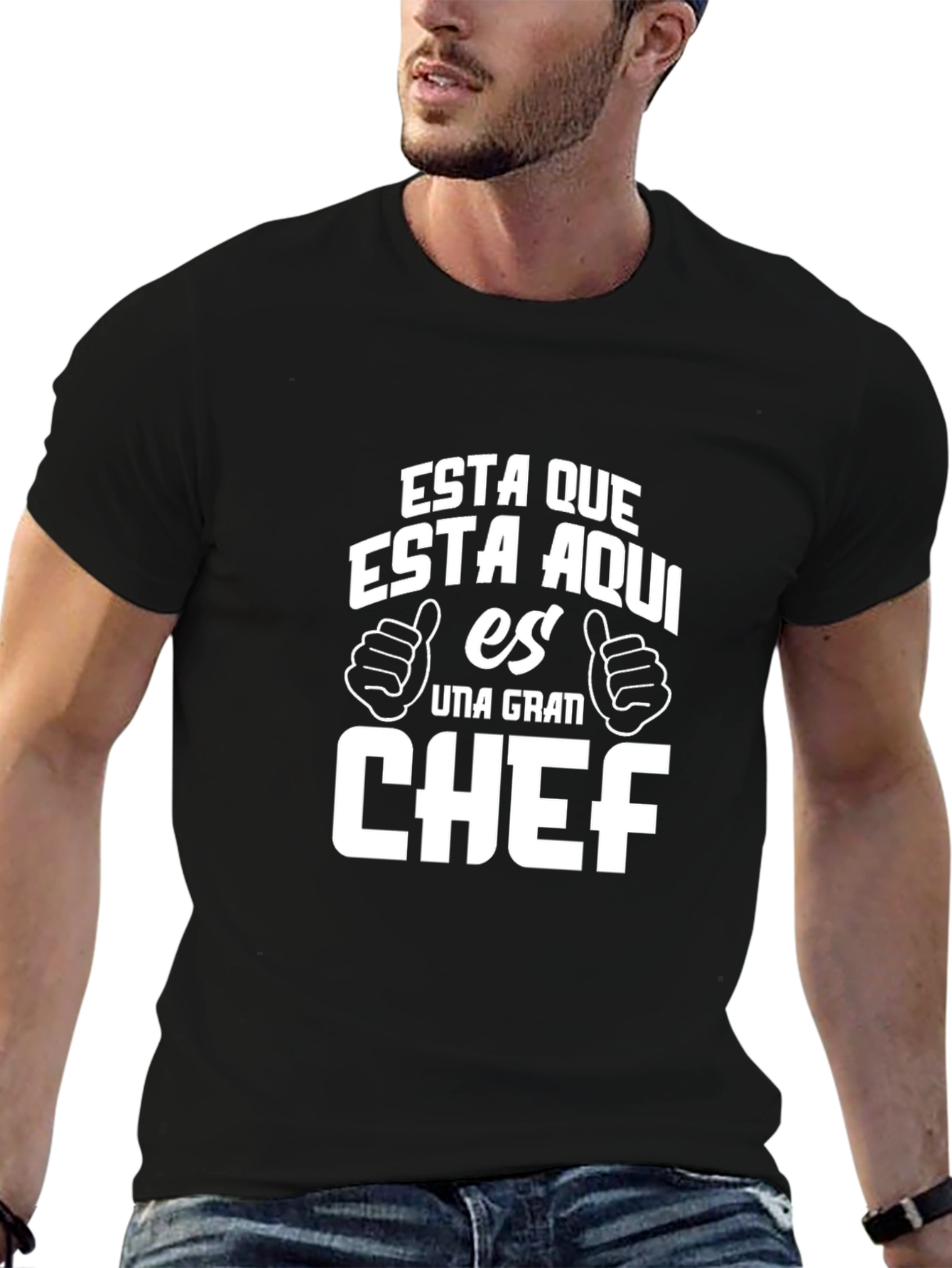Esta Que Chef Graphic T-Shirt - Funny Chef Tee