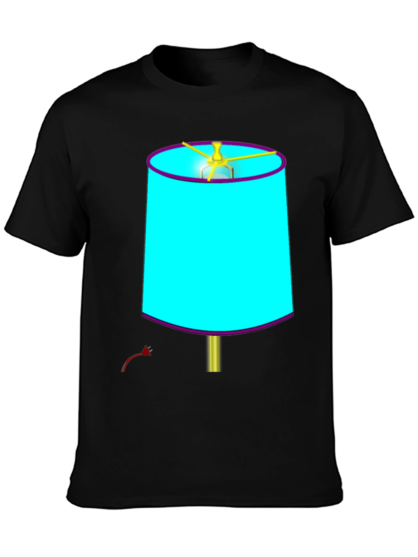 Novelty Lamp T-Shirt - Quirky Design