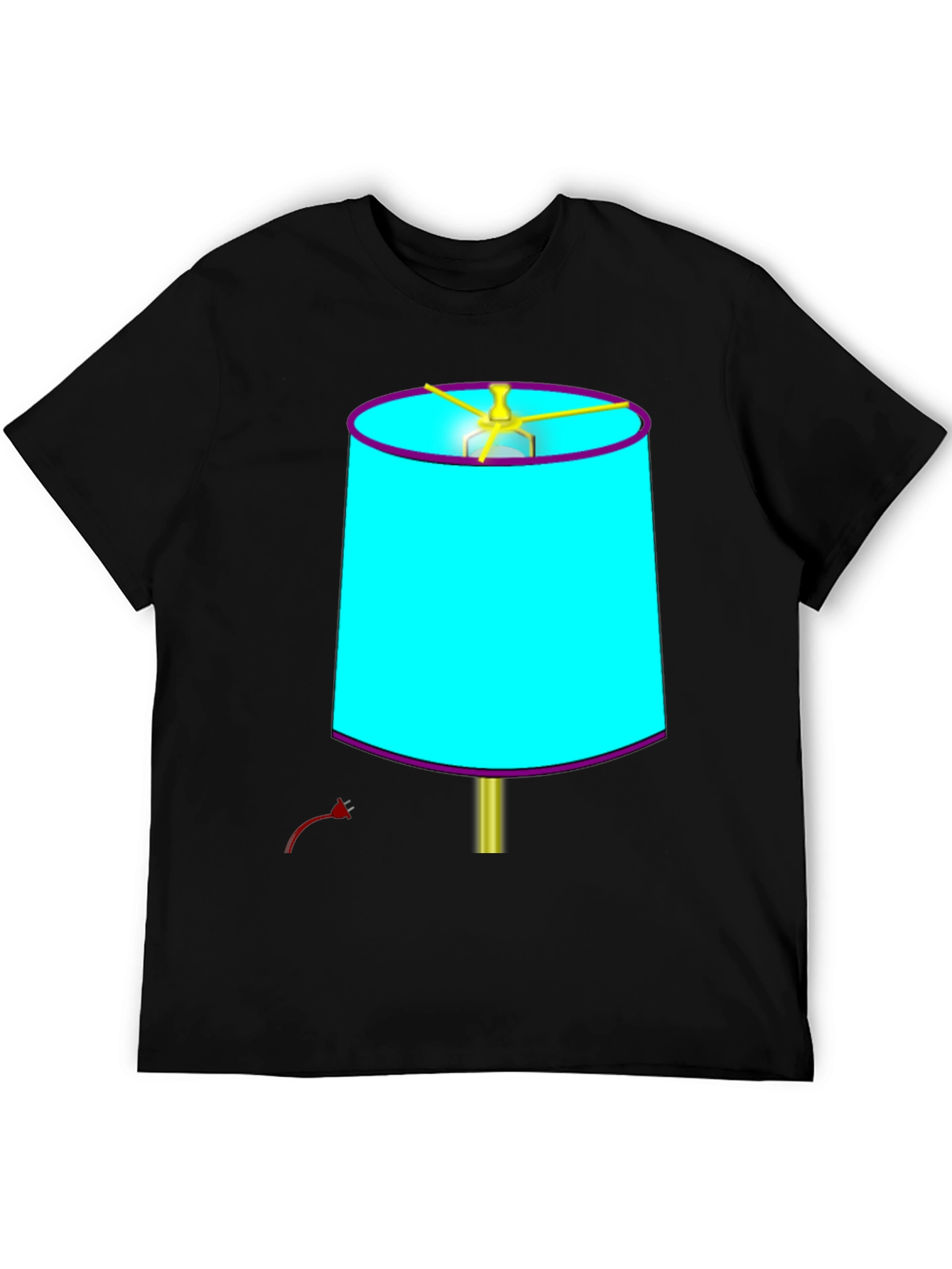 Novelty Lamp T-Shirt - Quirky Design