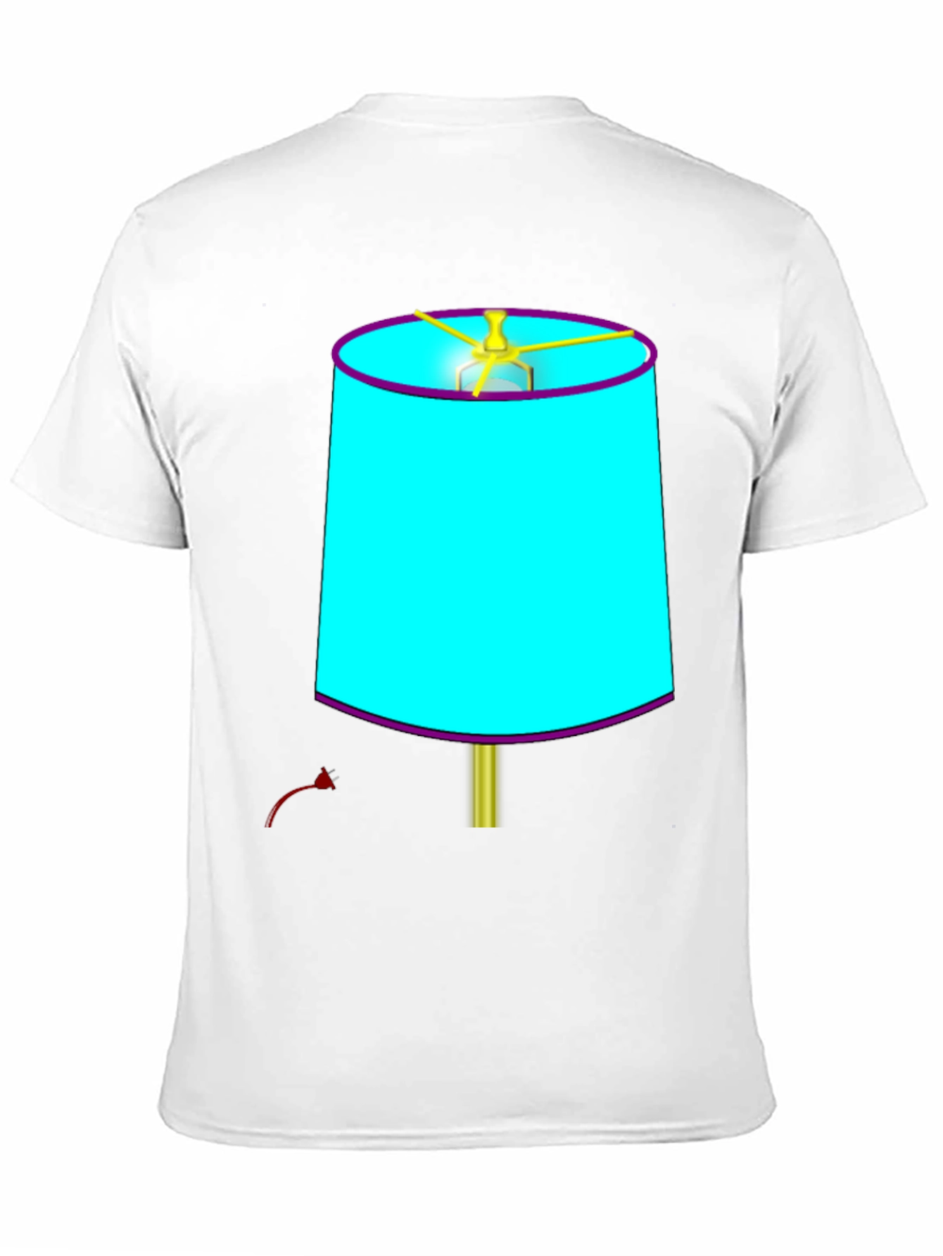 Novelty Lamp T-Shirt - Quirky Design