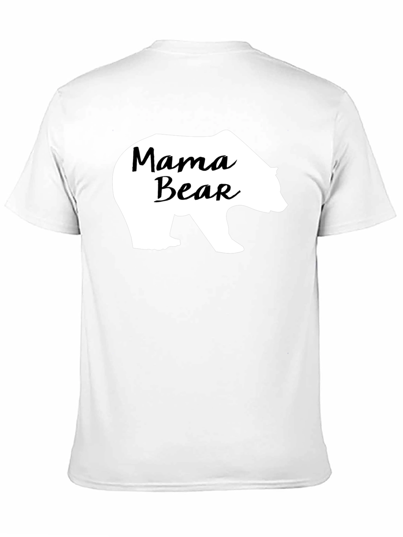 Mama Bear Graphic Tee - Black Cotton Comfort
