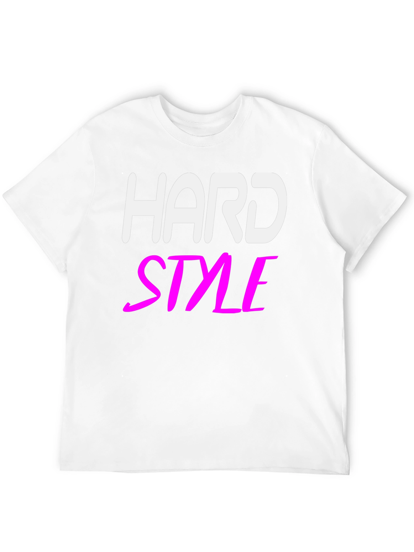 Hard Style Graphic Tee - Black Cotton T-Shirt