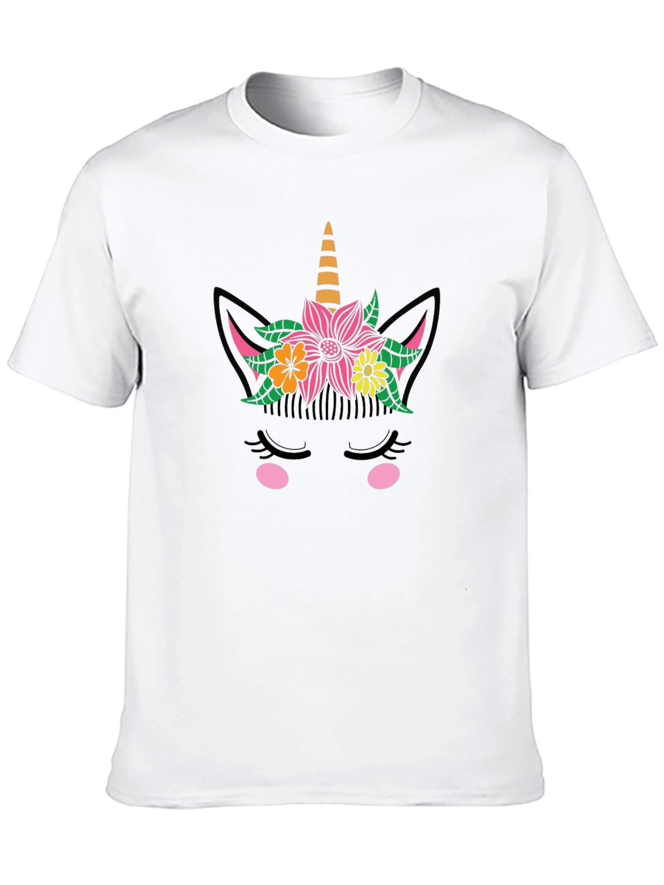 Unicorn Floral Graphic Tee