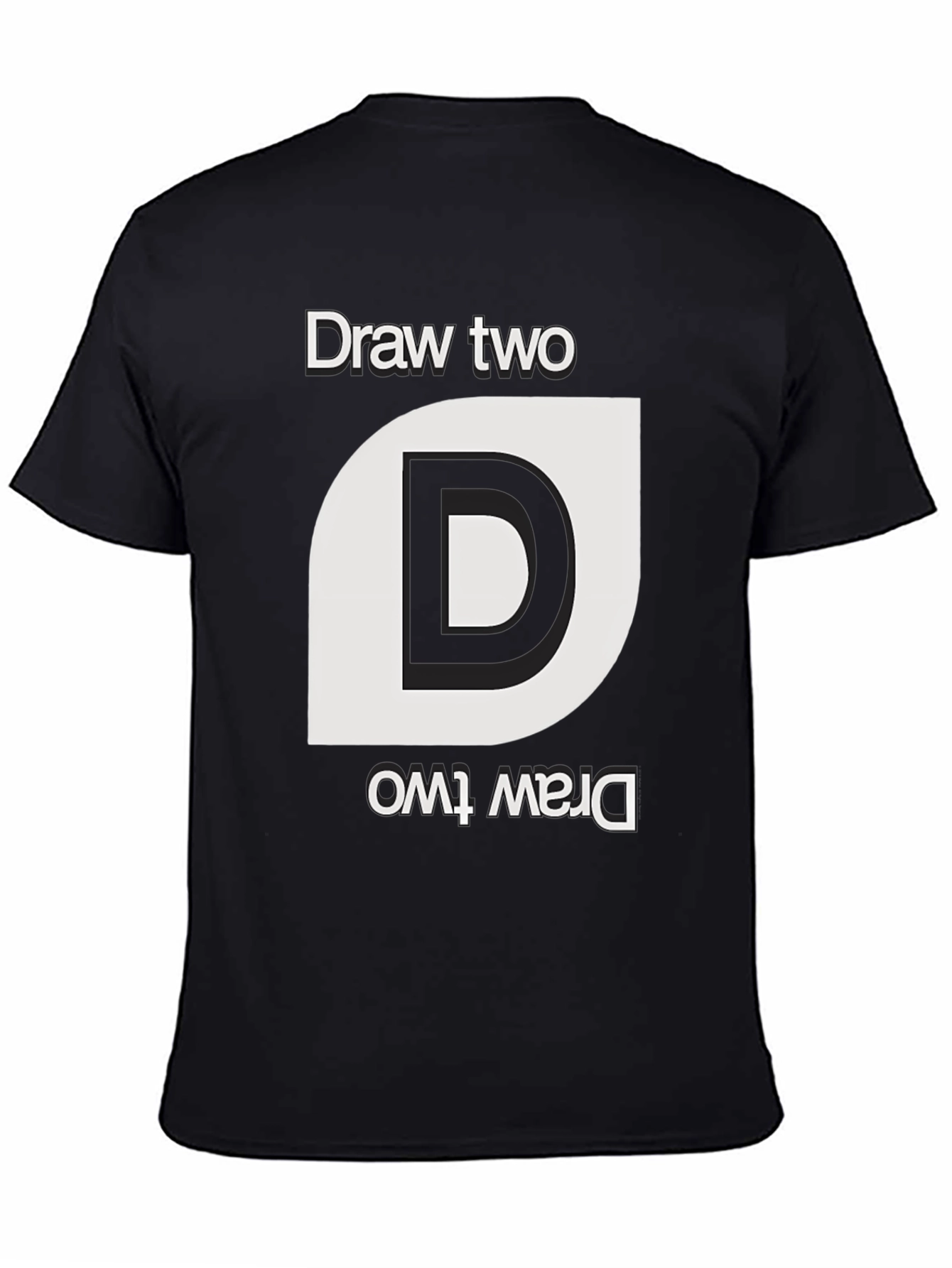 Draw Two T-Shirt: Stylish Cotton Tee