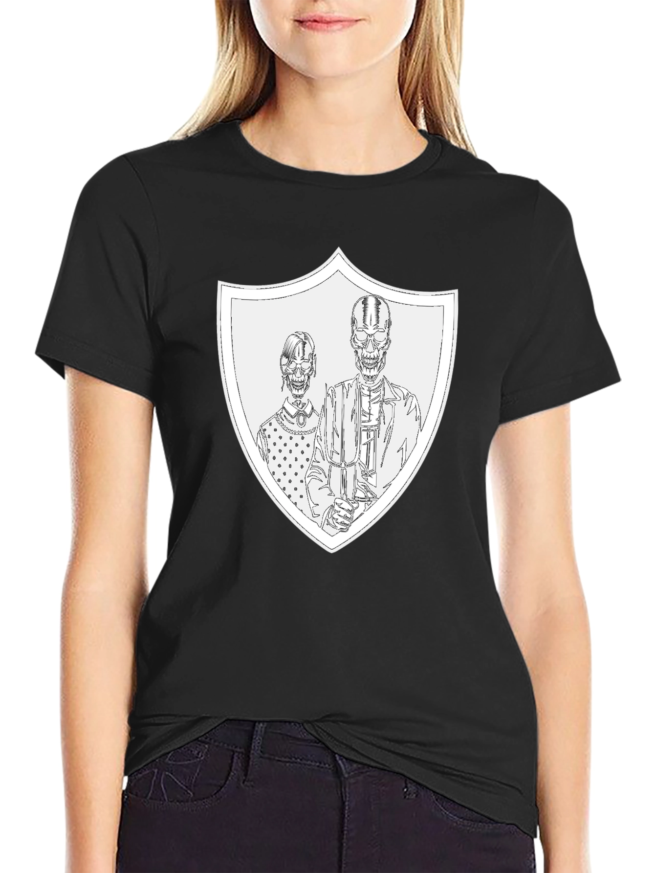 Skeleton Family Crest T-Shirt
