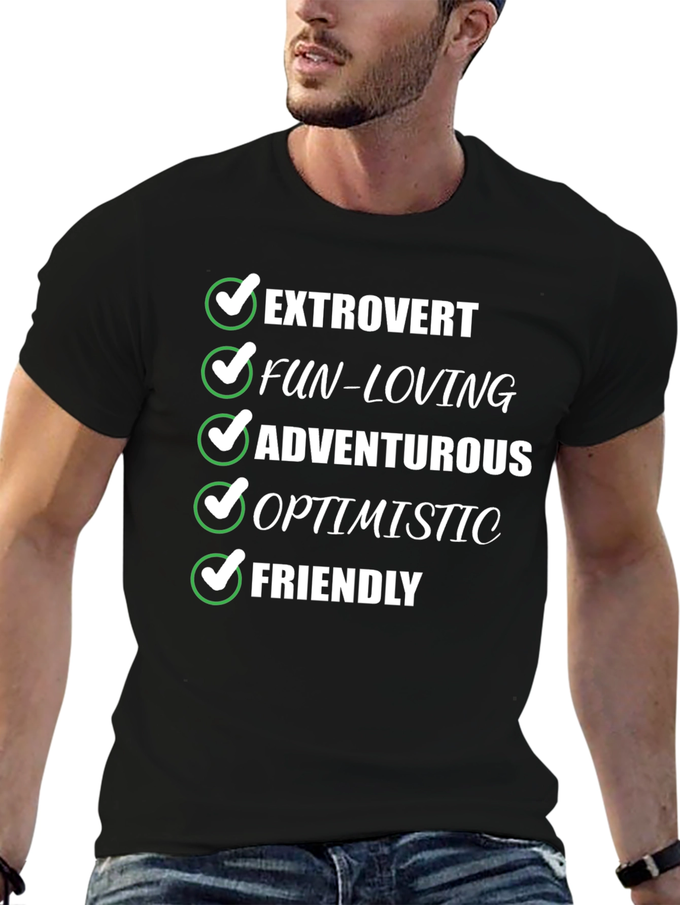 Extrovert Personality T-Shirt - Fun Loving & Adventurous