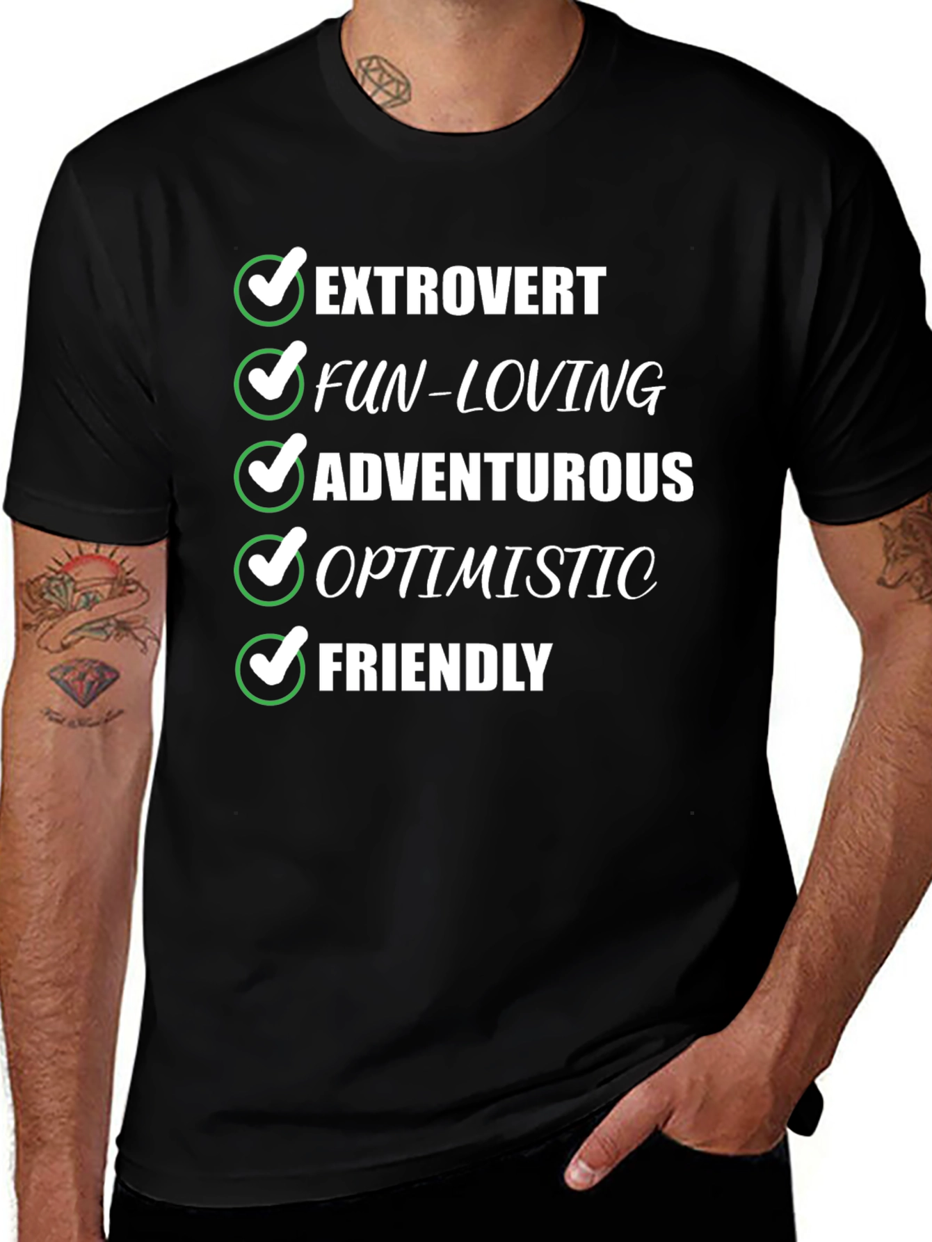Extrovert Personality T-Shirt - Fun Loving & Adventurous