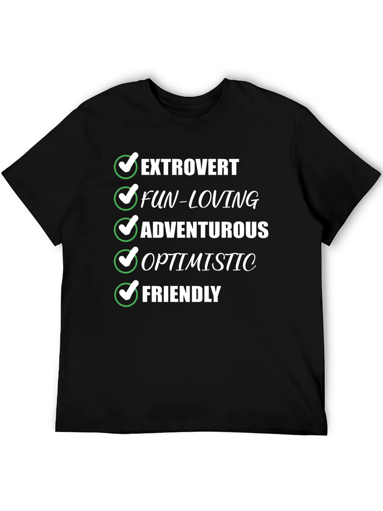 Extrovert Personality T-Shirt - Fun Loving & Adventurous