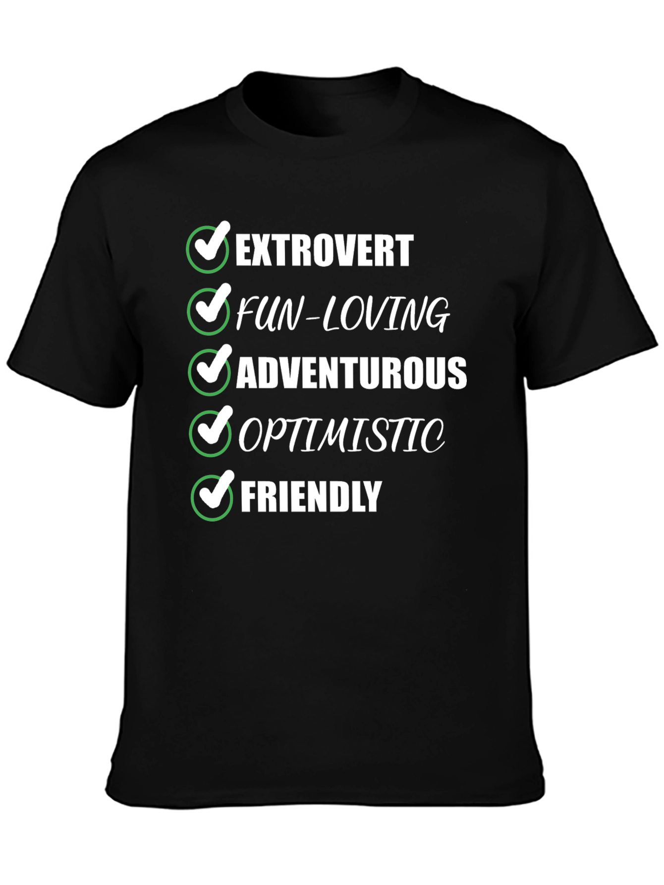 Extrovert Personality T-Shirt - Fun Loving & Adventurous