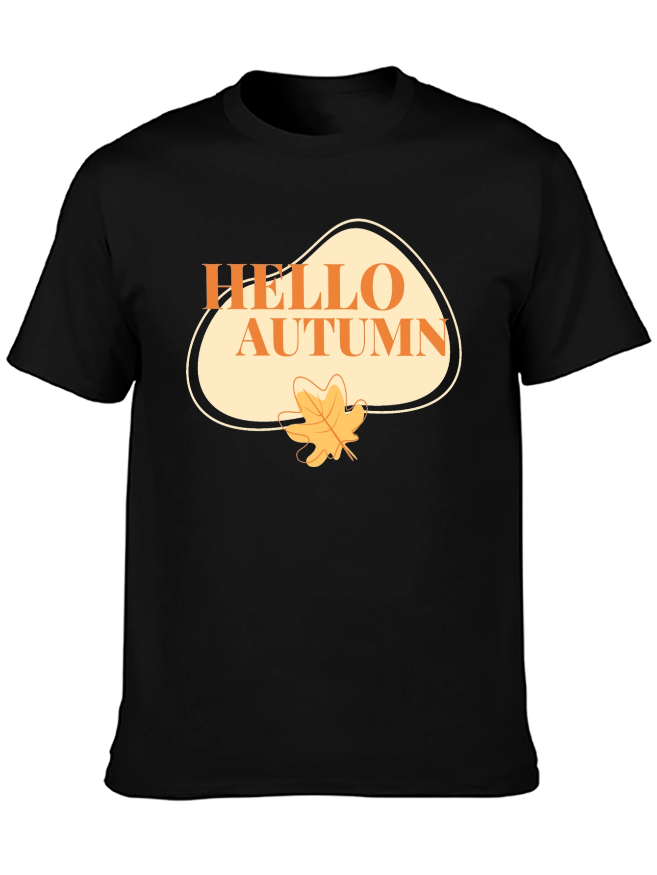 Hello Autumn Graphic T-Shirt - Seasonal Comfort