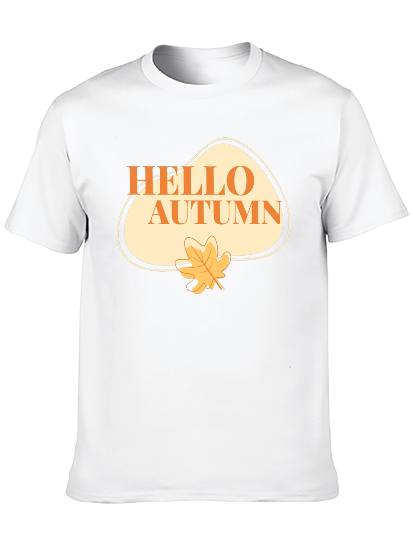 Hello Autumn Graphic T-Shirt - Seasonal Comfort