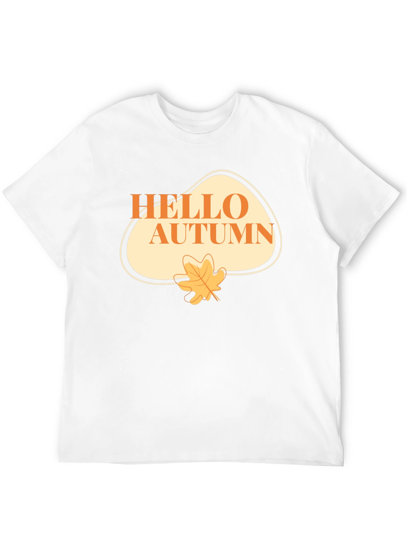 Hello Autumn Graphic T-Shirt - Seasonal Comfort
