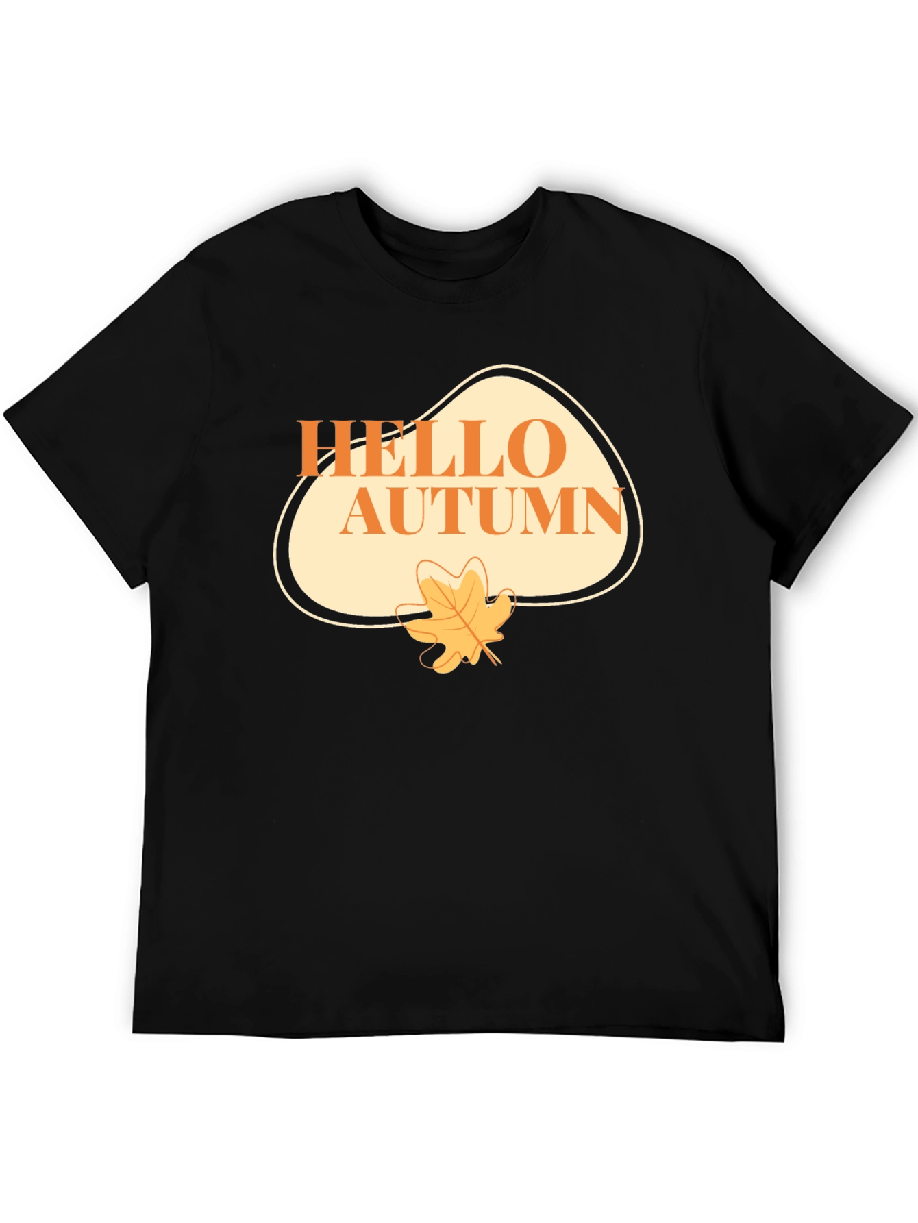 Hello Autumn Graphic T-Shirt - Seasonal Comfort