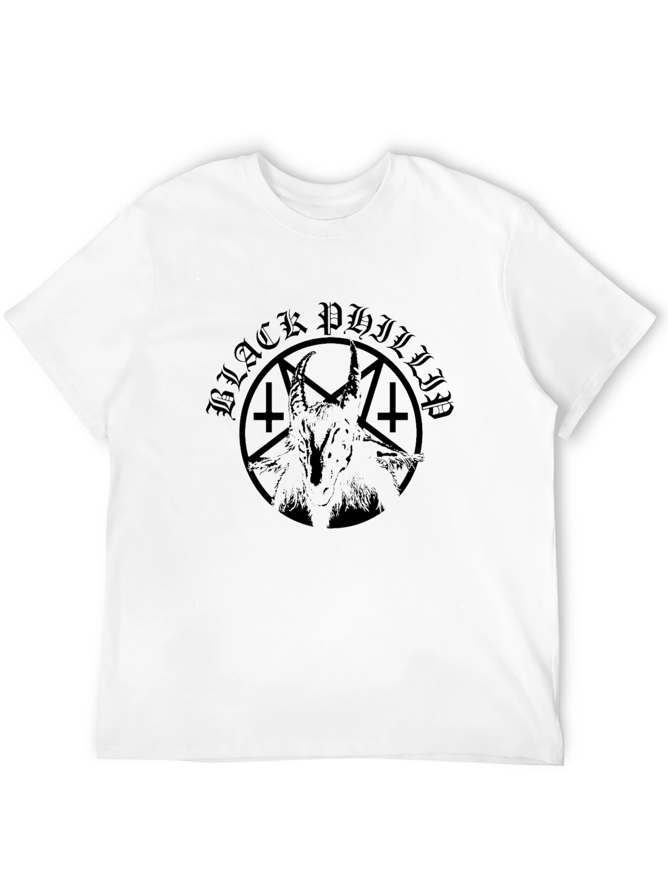 Black Philip Tee - Satanic Goat Graphic