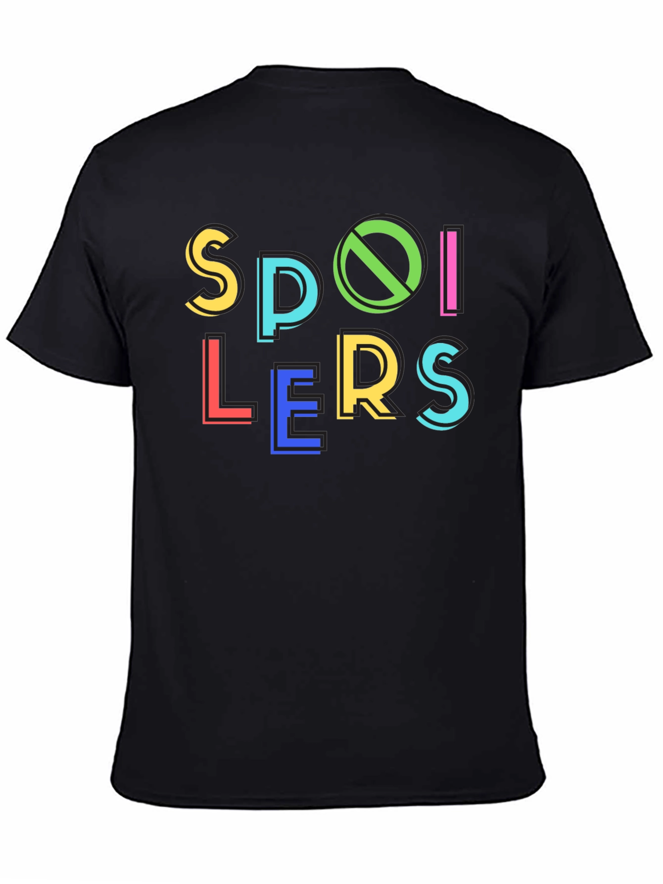 Spoilers Graphic Print T-Shirt - Crew Neck Tee