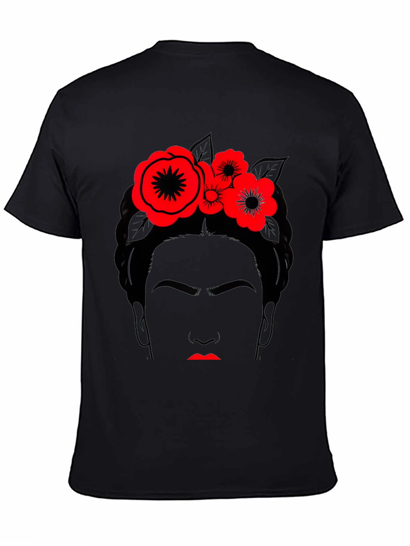 Frida Kahlo Graphic T-Shirt - Black Cotton Tee
