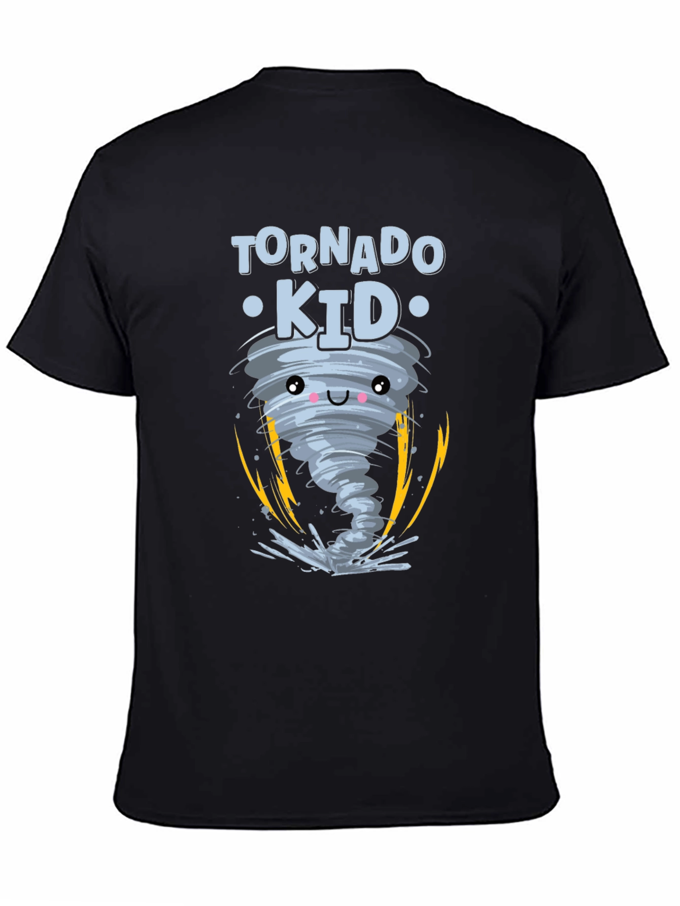 Tornado Kid Graphic Black T-Shirt