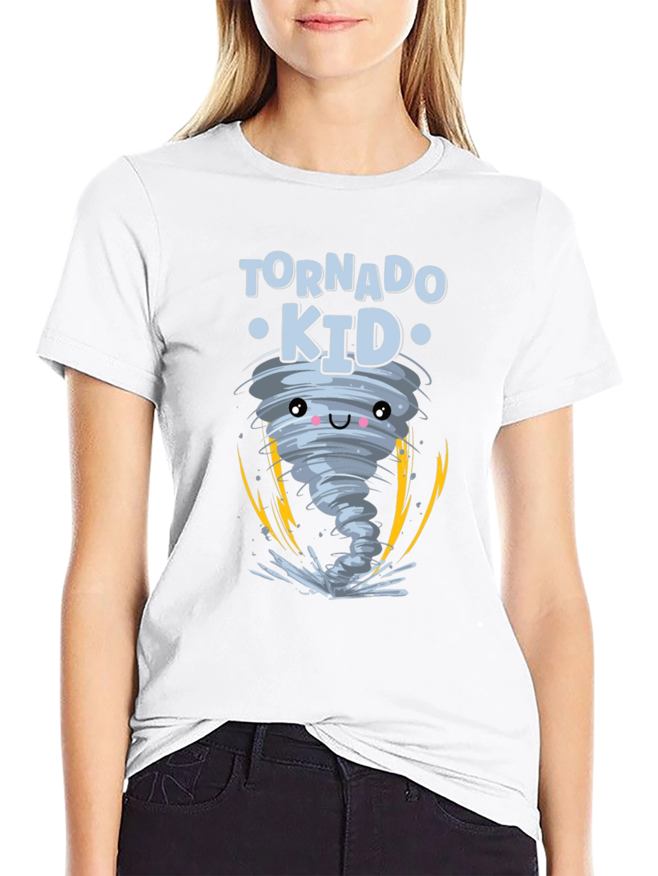 Tornado Kid Graphic Black T-Shirt