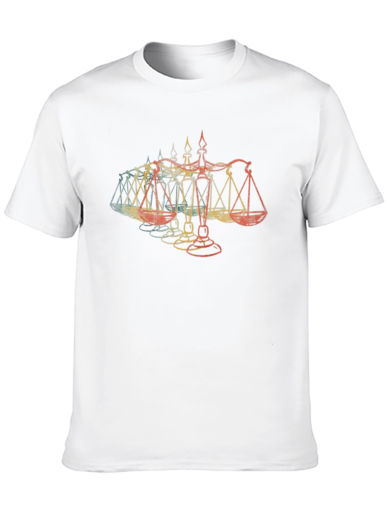 Scales of Justice Graphic T-Shirt - Mens