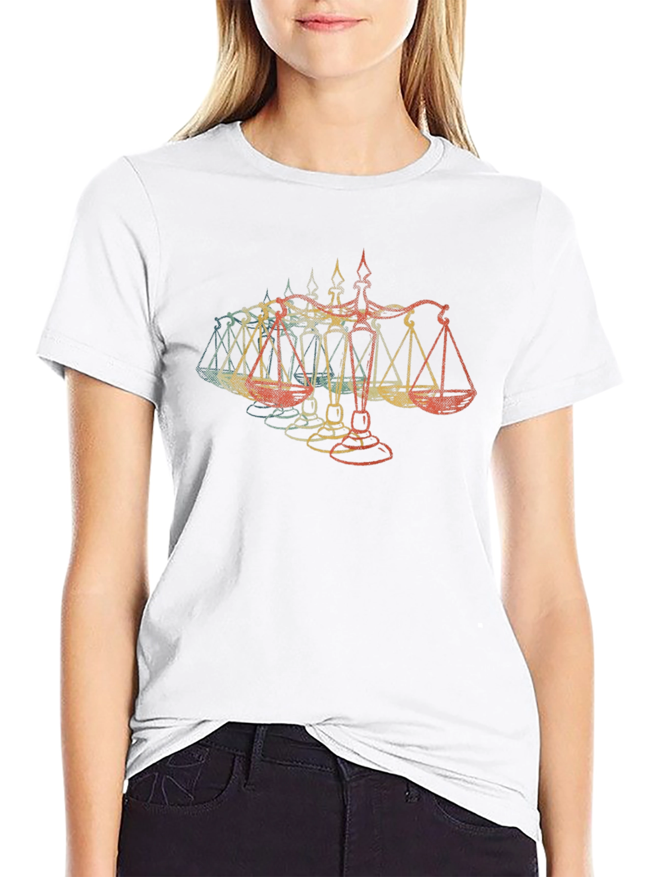 Scales of Justice Graphic T-Shirt - Mens