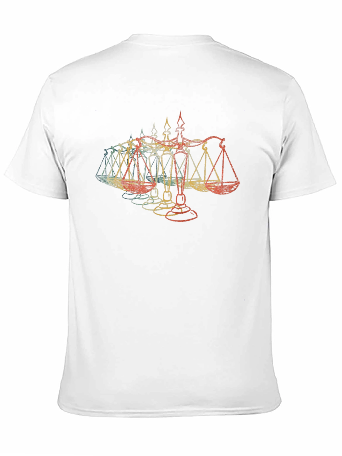 Scales of Justice Graphic T-Shirt - Mens