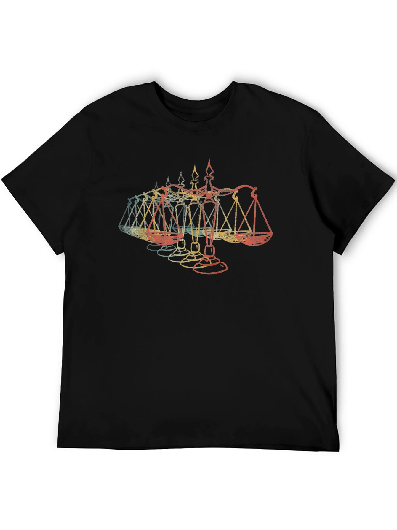 Scales of Justice Graphic T-Shirt - Mens