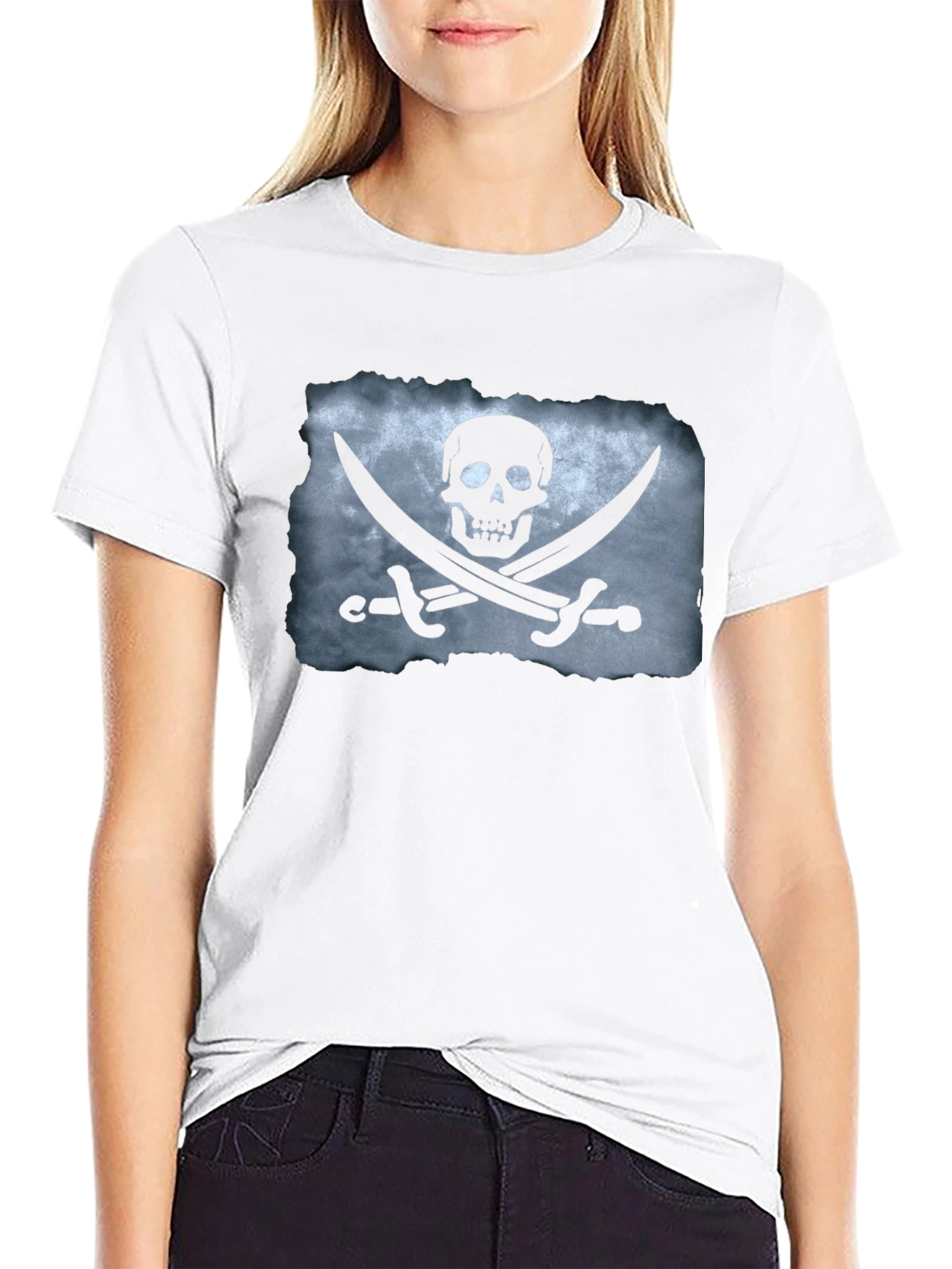 Pirate Skull & Swords Graphic T-Shirt