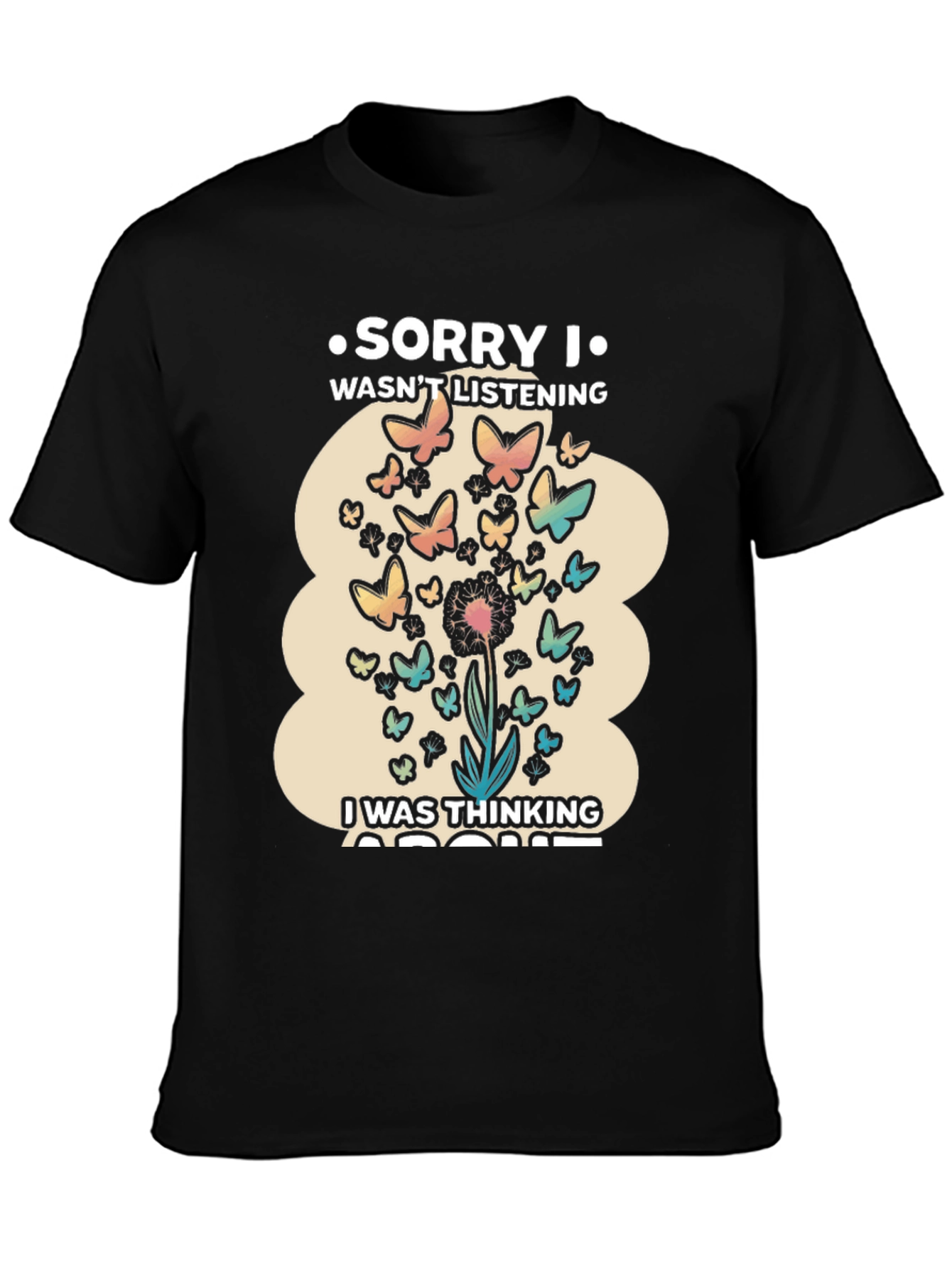 Butterfly Thinking T-Shirt - Soft Cotton Tee